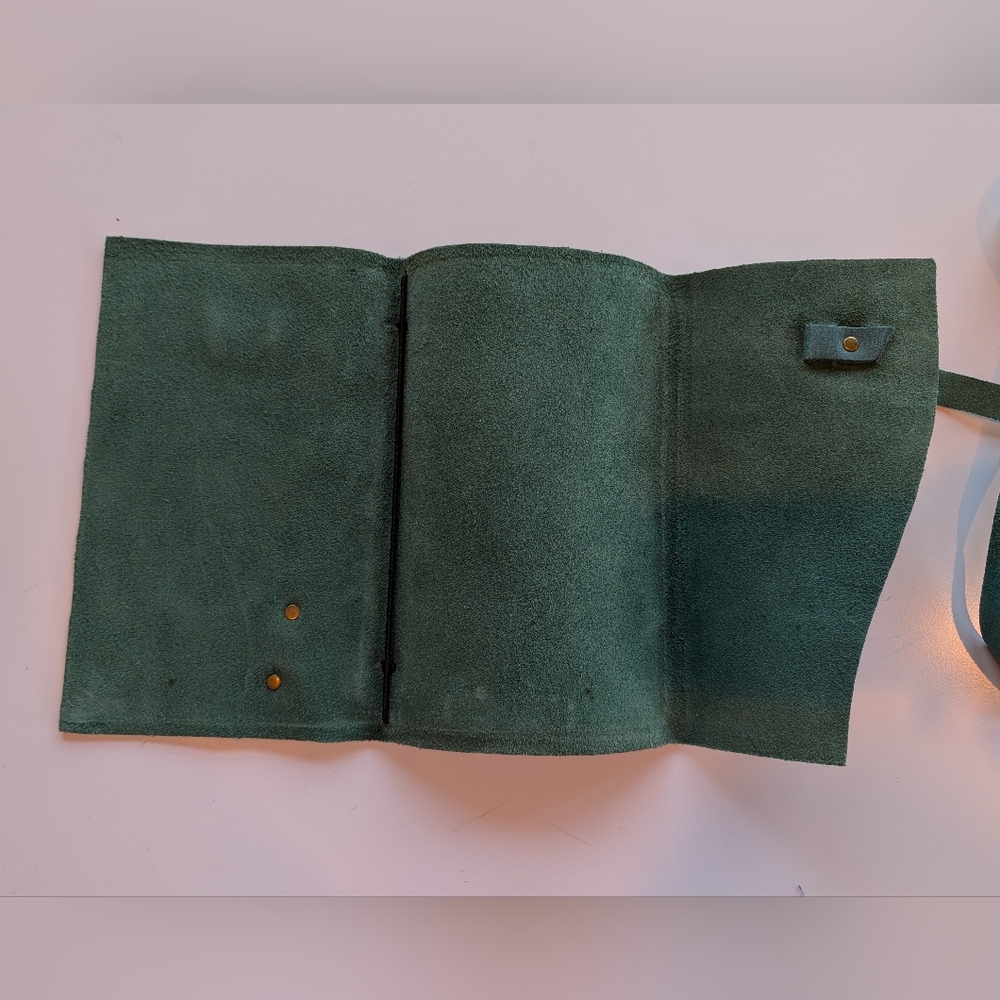 Portland Leather Journal Cover Green NO JOURNAL - Picture 6 of 9